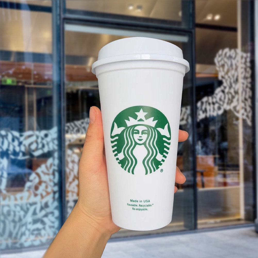 Bình Nước Thủy Tinh starbucks 473ml Kèm Túi Đựng Tiện Dụng