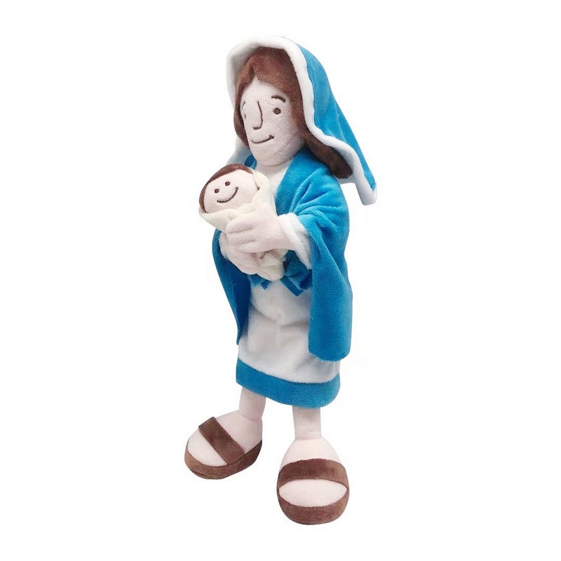 Đồ chơi nhồi bông Hình Con Vật Hoạt Hình My Friend Jesus Maria Dài 30CM