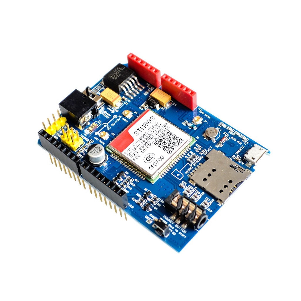 High Quality SIM808 GPRS/GSM+GPS Shield 2 in 1 Shield GSM GPRS GPS Development Board SIM808 Module