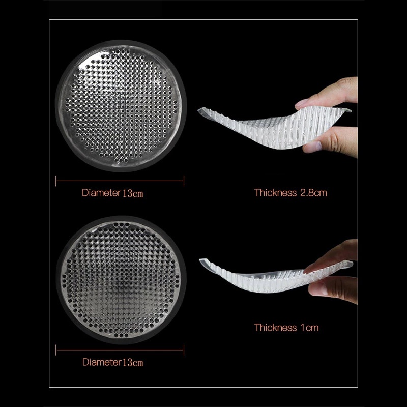 Miếng Đệm Ngực Tự Dính Hình Tổ Ong Bằng Silicon Mềm Thoáng Khí Cho Nữ Mặc Bikini