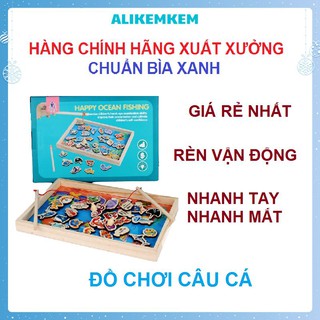 Đồ Chơi Câu Cá 𝐂𝐇𝐈́𝐍𝐇 𝐇𝐀̃𝐍𝐆] Câu Cá Gỗ Bằng Nam Châm