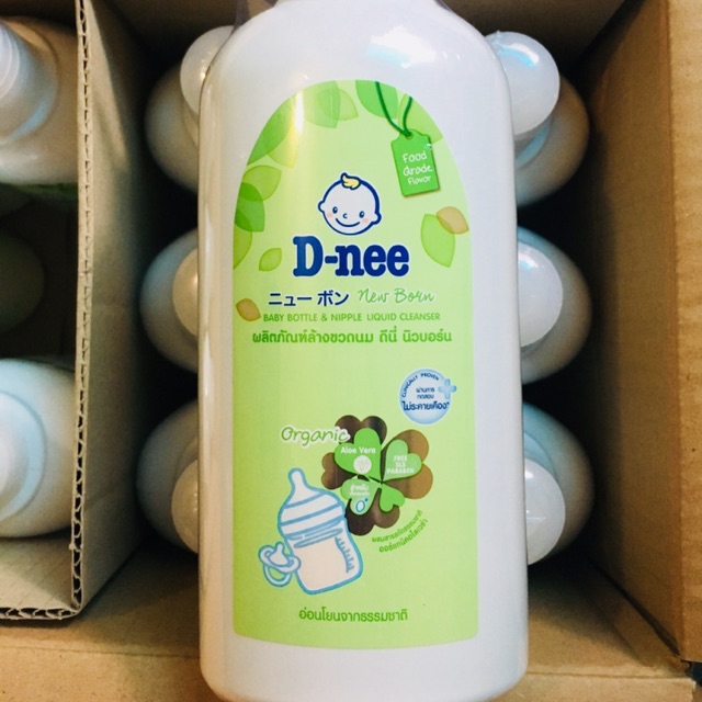 SỈ Thùng 12 Chai Nước Rửa Bình Sữa Dnee ORGANIC 620ml