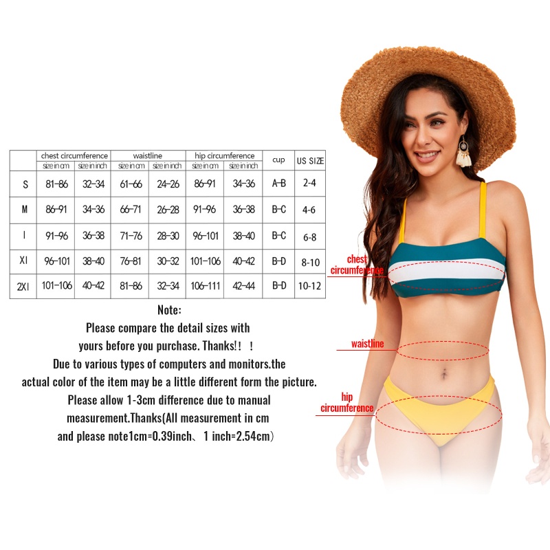 Bikini Kẻ Sọc Gợi Cảm Quyến Rũ Cho Nữ