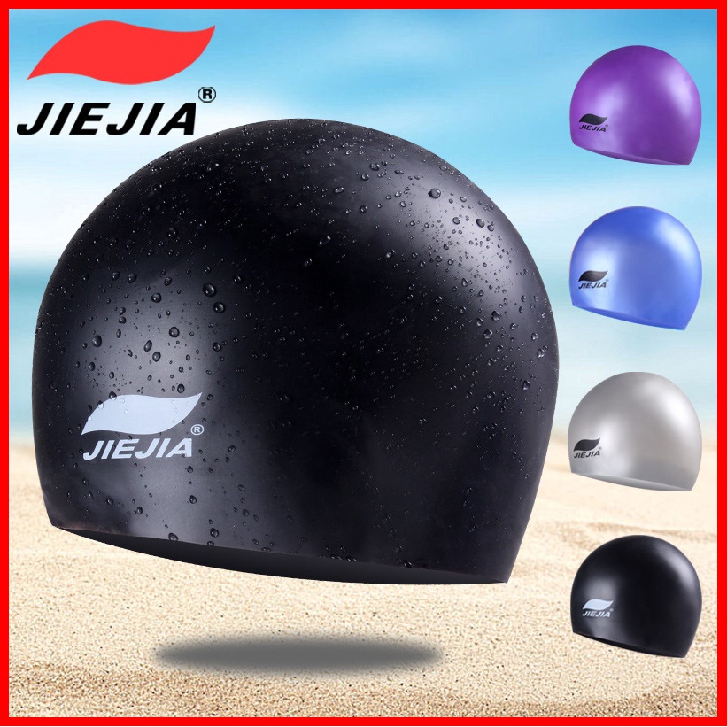 Mũ, Nón bơi người lớn chất liệu silicone cao cấp JIEJIA dùng được cho nam, nữ