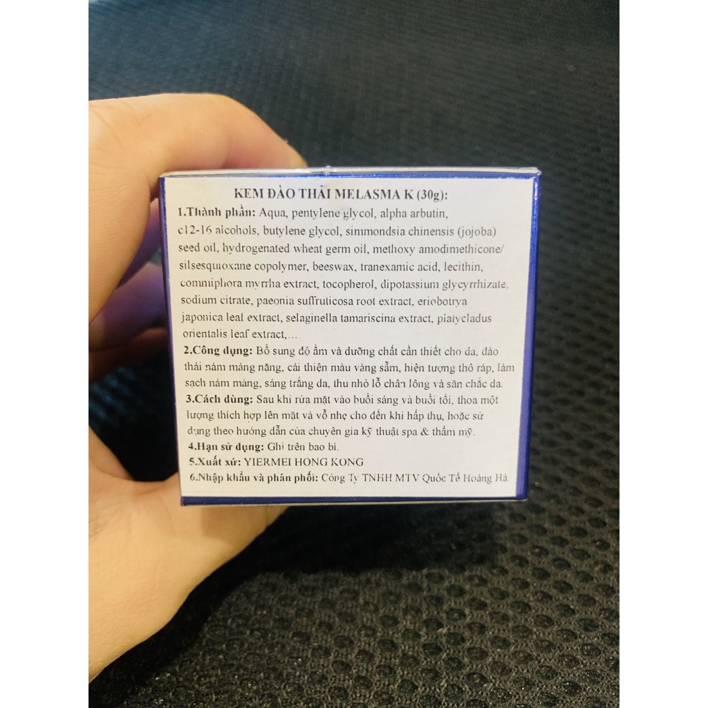 Kem loại bỏ nám Tailor made K mẫu mới Miga