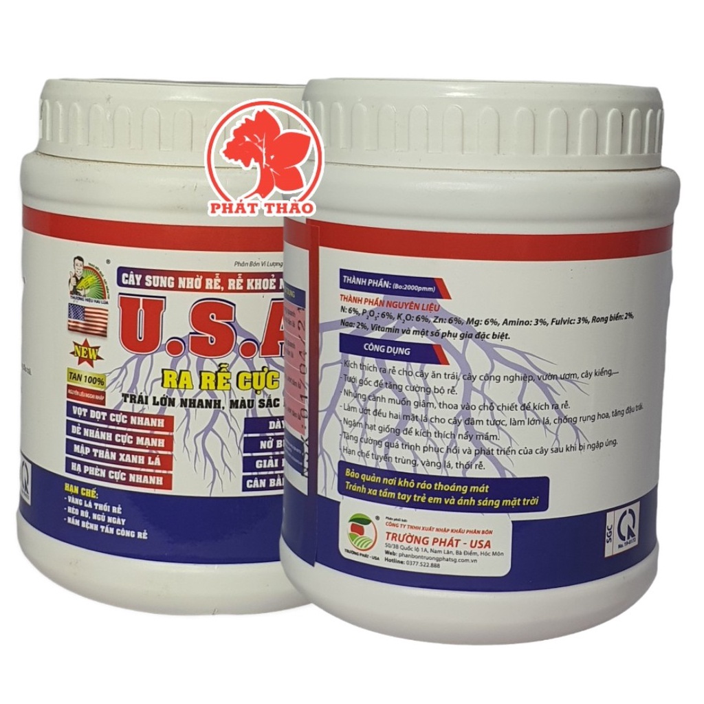 Phân Bón Lá Root U.S.A 500gram Ra Rễ Mạnh, cân bằng PH cho đất