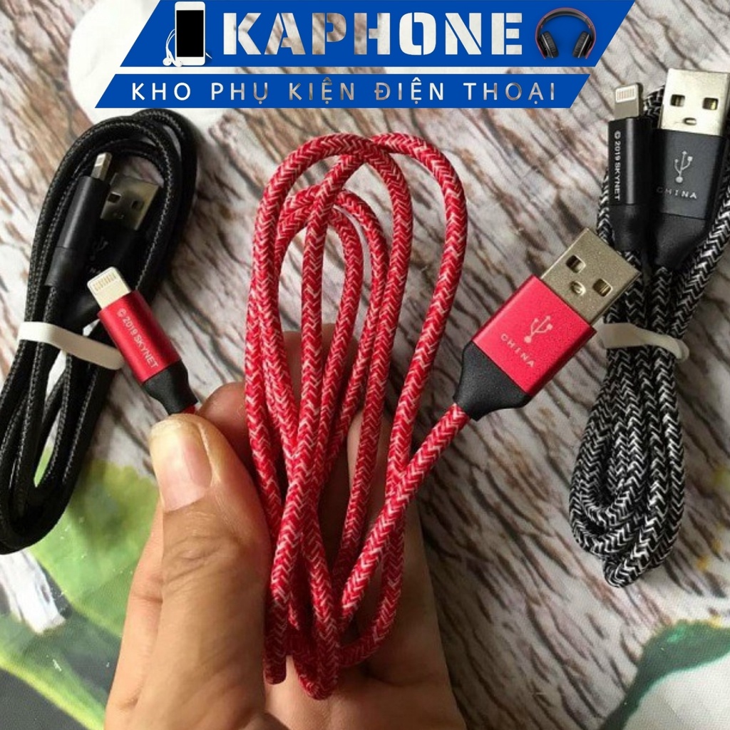 [FULL BOX] Cáp Dù Sạc Nhanh 2.5A Dài 1m Chân Type C, Chân Sạc Micro, Iphone, Vỏ Bọc Dù Không Nóng Máy | BigBuy360 - bigbuy360.vn