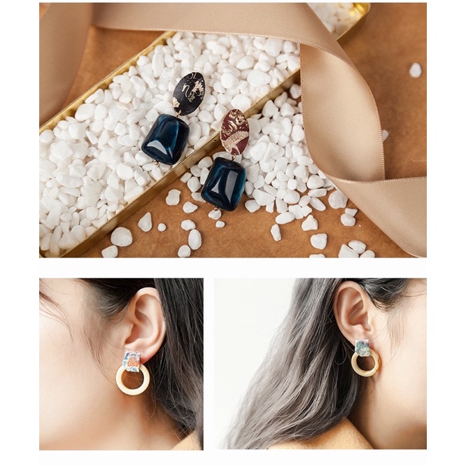 Set bộ băng dán washi tape ánh nhũ cổ trang / phản quang