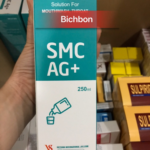 Nước súc miệng SMC AG+ - Giúp bạn chăm sóc răng miệng mỗi ngày