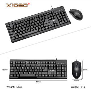 Combo bàn phím chuột Ajazz X1080