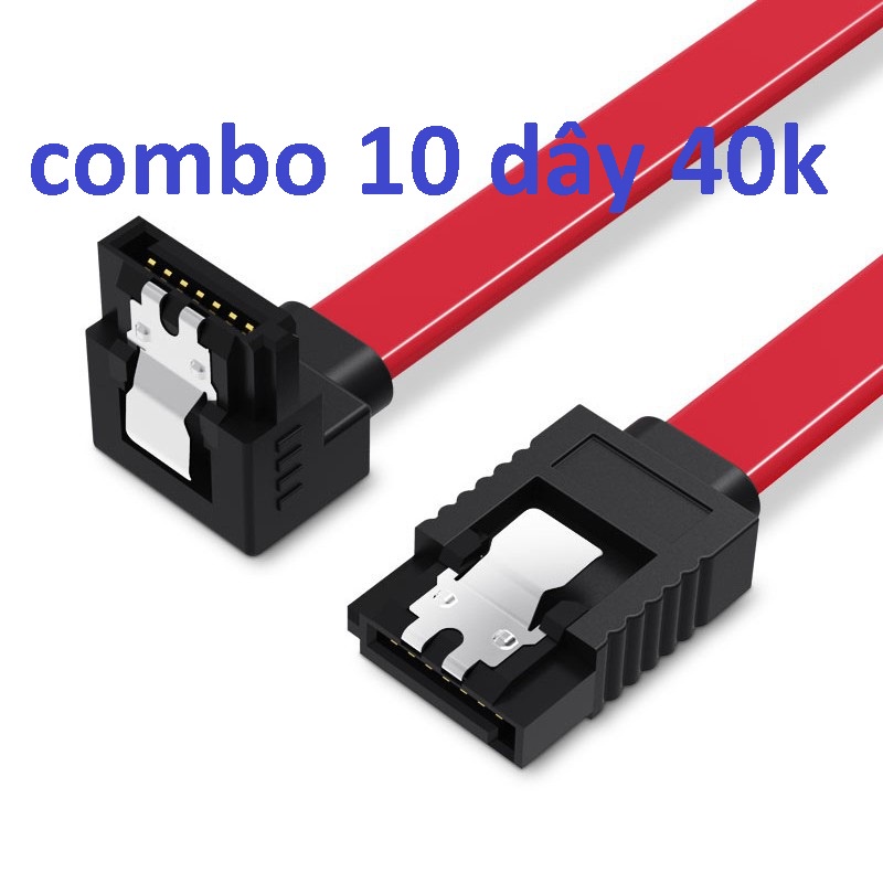 Dây sata hdd combo 10c dây cáp sata cho máy tính, đầu ghi camera
