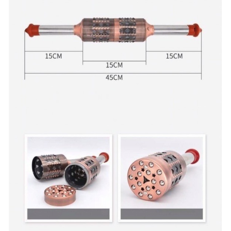 Thanh lăn ngải đồng chữa vai gáy, đả thông kinh lạc và hộp ngải thảo dược
