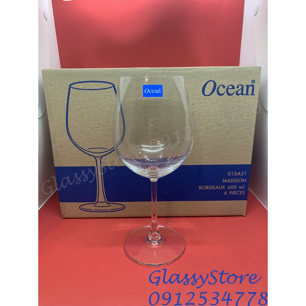 Ly  rượu vang thủy tinh Ocean Madison Bordeaux - 600ml - 1015A21