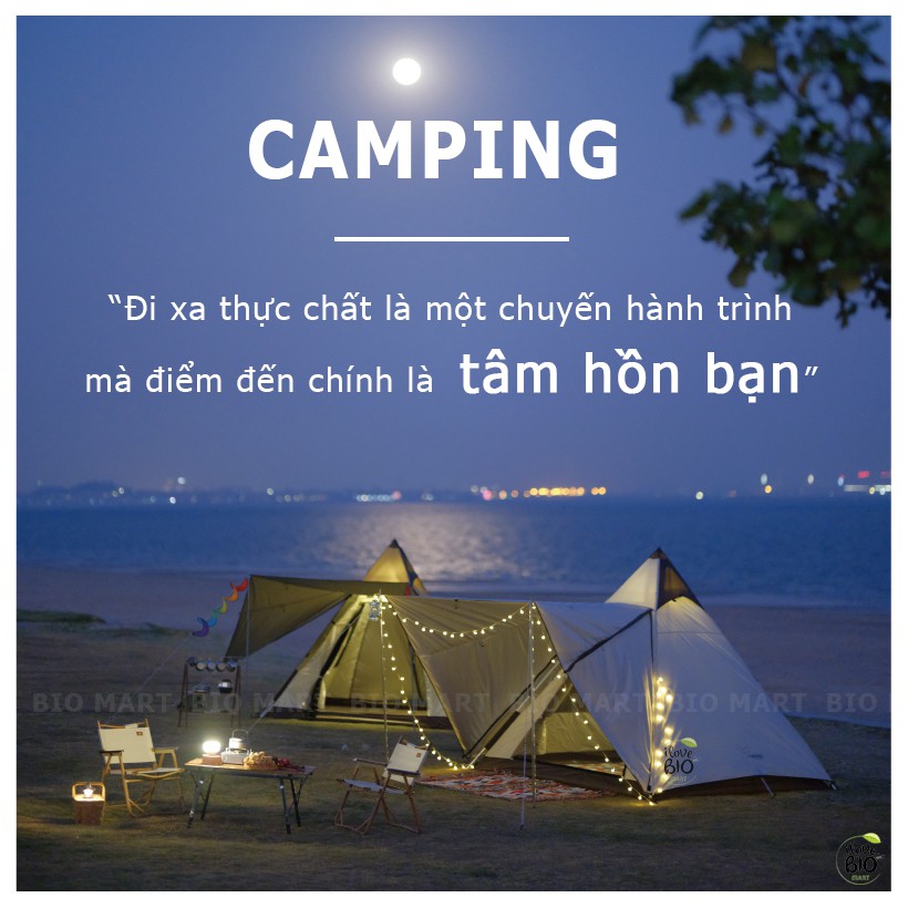 Lều Cắm Trại Lều Dã Ngoại 4-6 Người Thông Thoáng – Lều Mái Che Đi Phượt Cắm Trại Dã Ngoại Du Lịch Chống Thấm - BIO209
