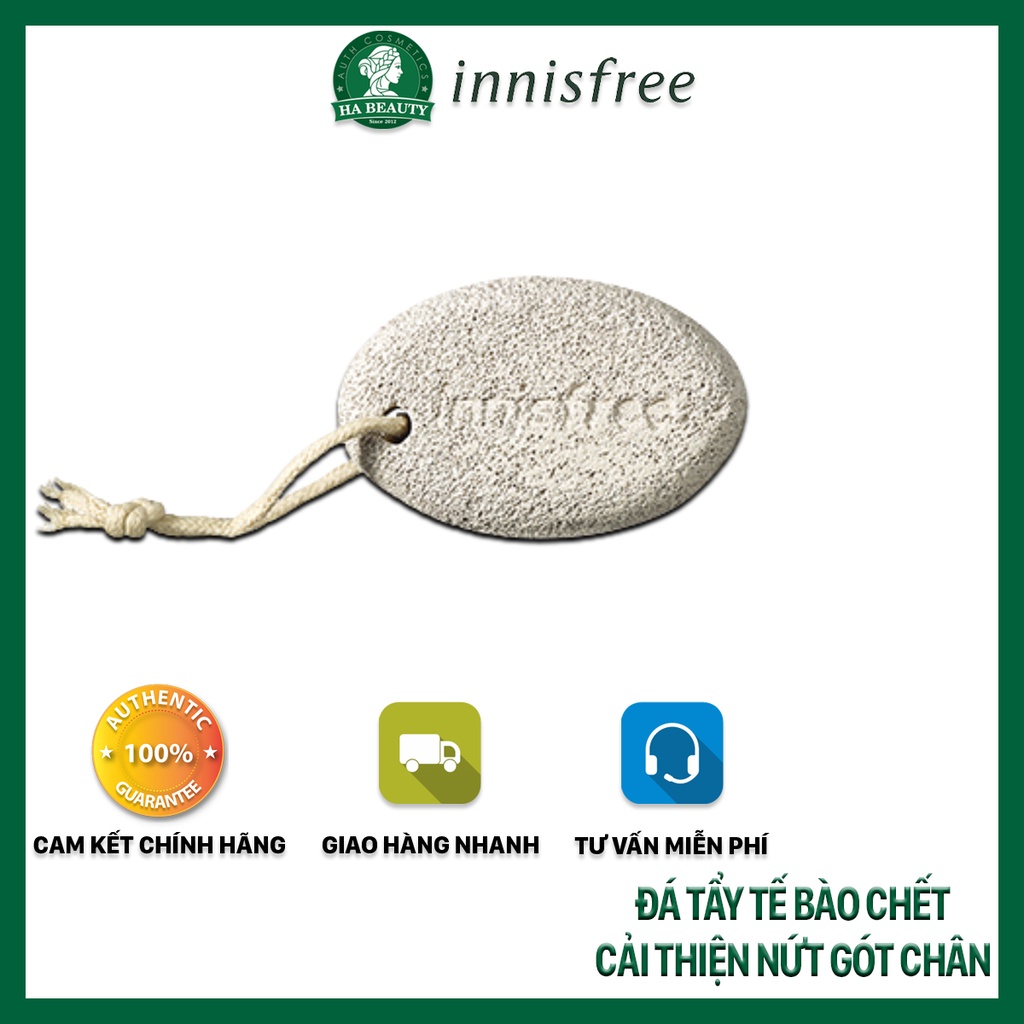 Đá tẩy tế bào da chết chân cải thiện tình trạng nứt gót chân cho làn da chân sạch mịn innisfree Foot Stone 1 ea