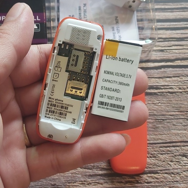 Pin xài cho Nokia 3310 mini siêu nhỏ BM10 - pin thay thế dành cho điện thoại