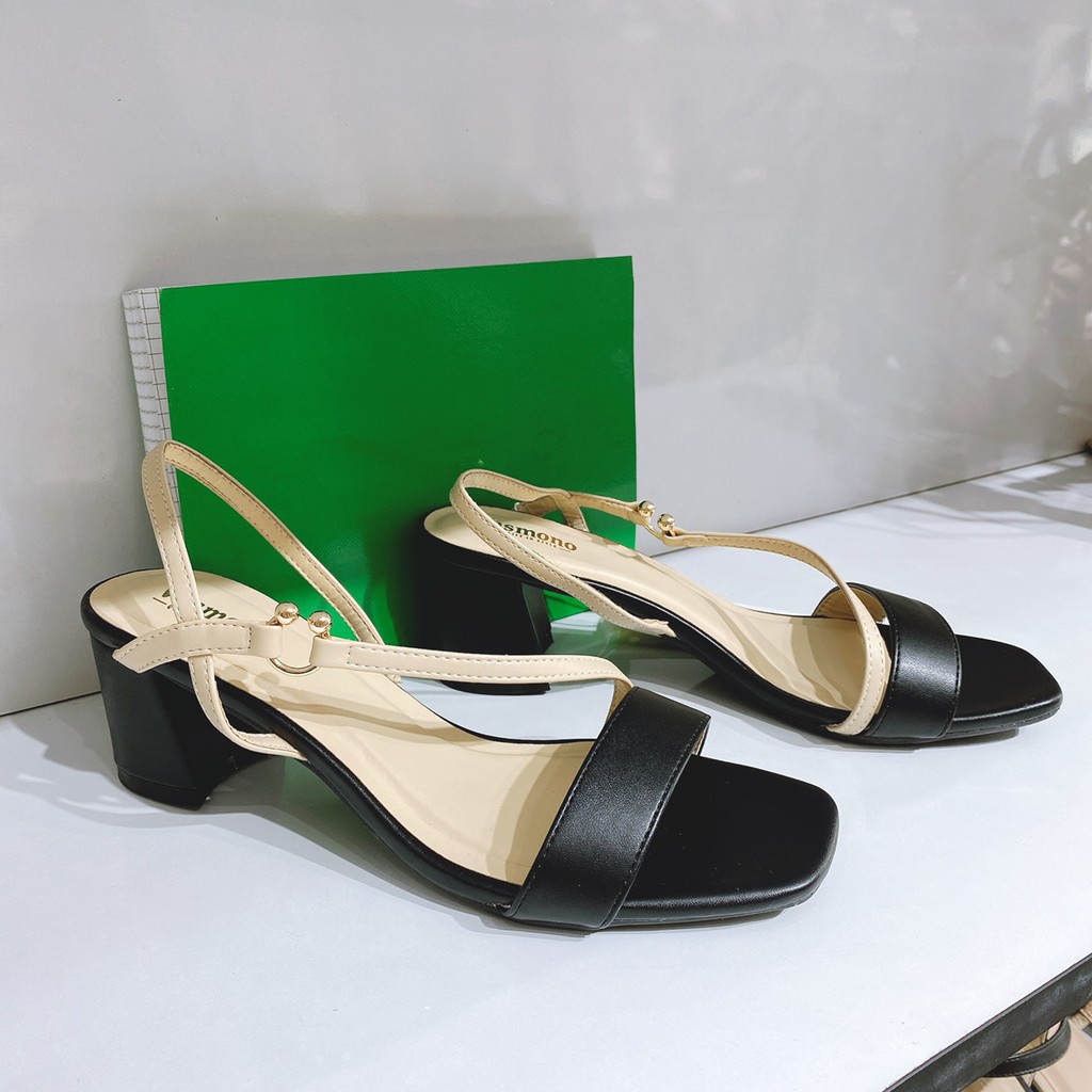 Giày sandal dây gót vuông  5P MÃ A641