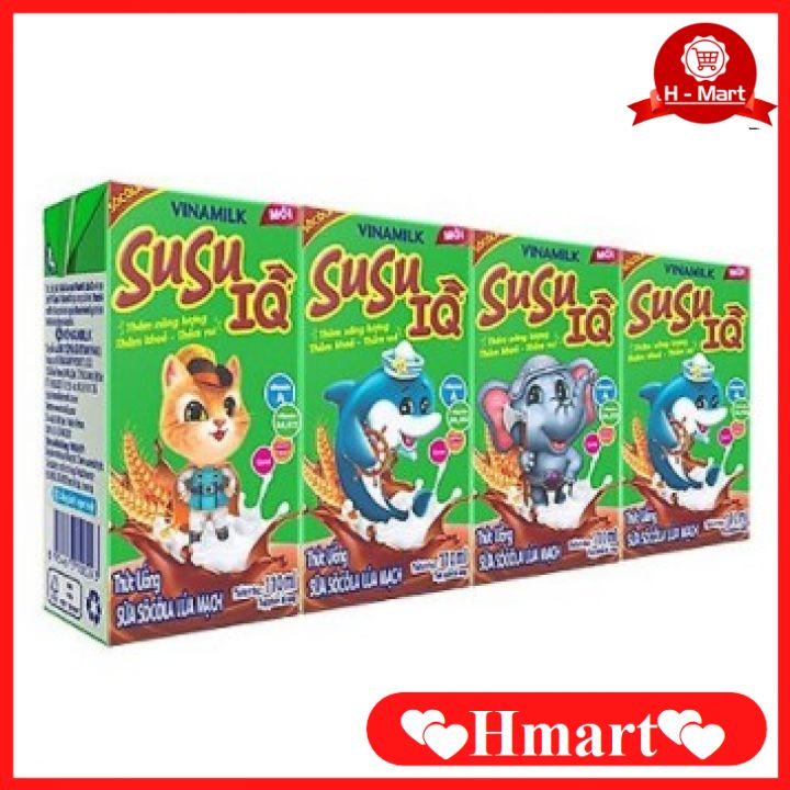Sữa Socola Susu Vinamilk Lốc 4 Hộp X 110ml