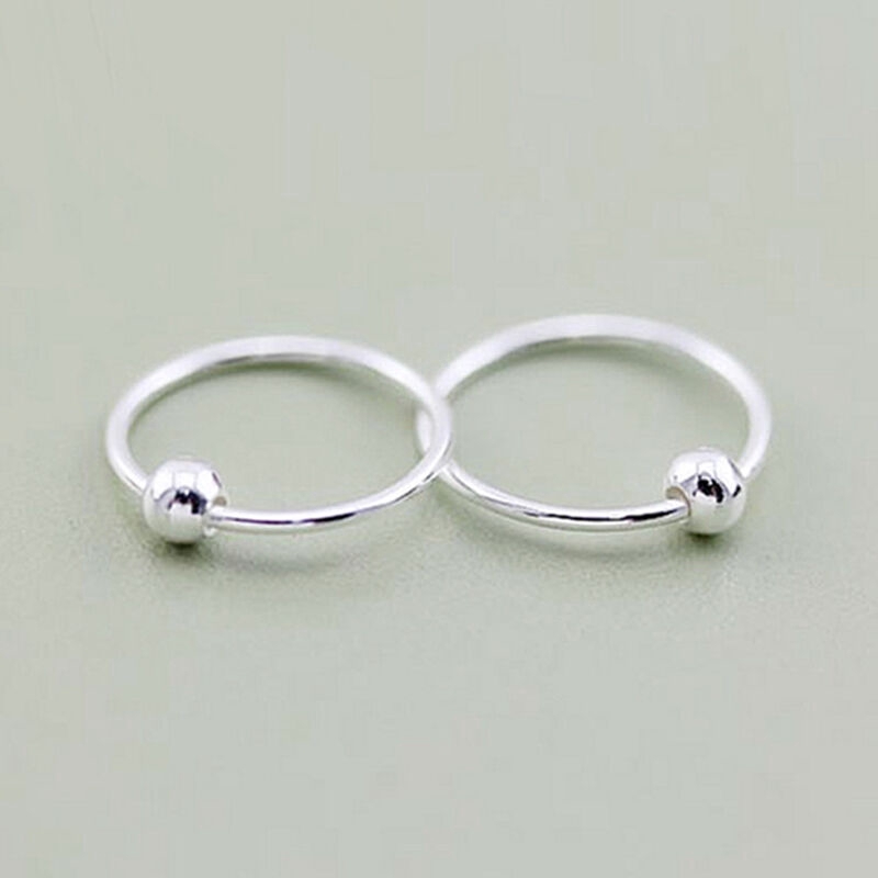 Cặp khuyên tai xỏ lỗ chất liệu bạc sterling 925