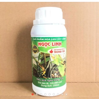 Chế phẩm đặc trị bệnh thối nhũn Ngọc Linh 12H A8VIP cho hoa phong lan, cây cảnh chai 250ml