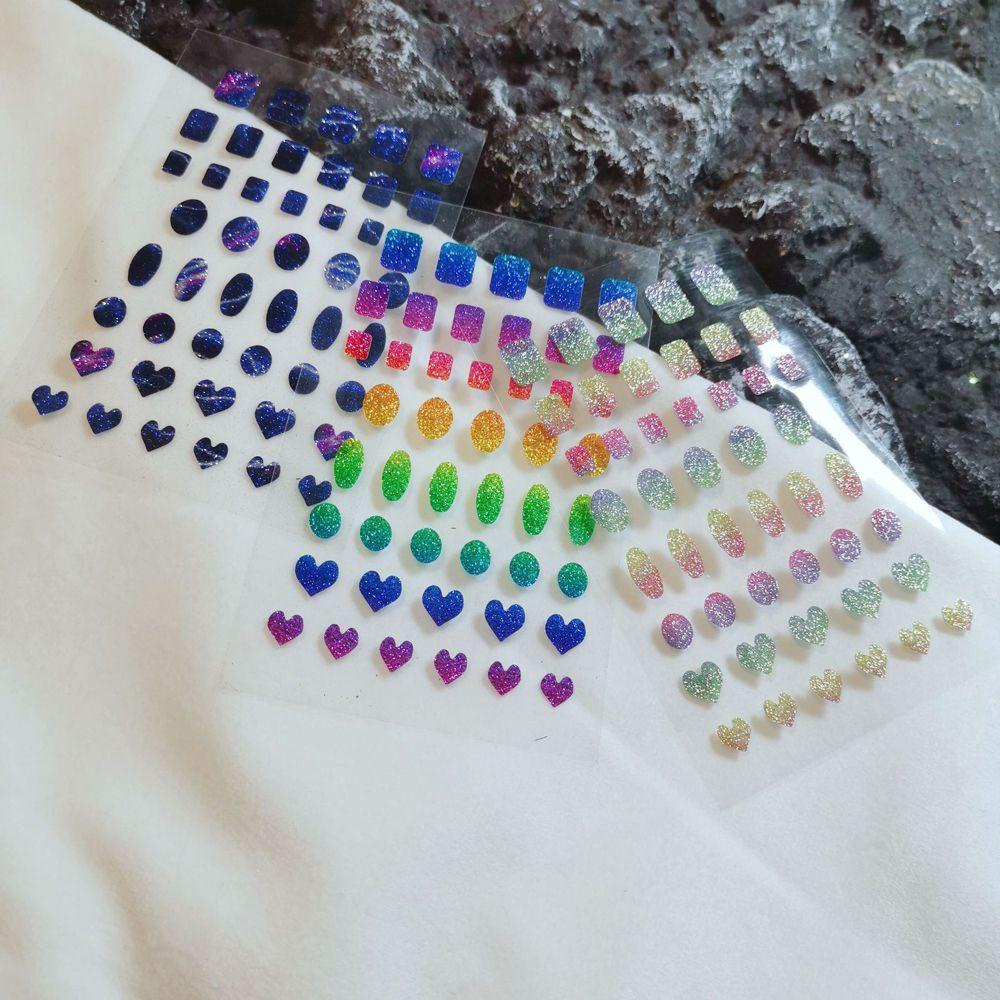 OCEANMAP Giấy Dán Móng Tay 3D Tự Dính Màu Sắc Gradient Dành Cho Nữ