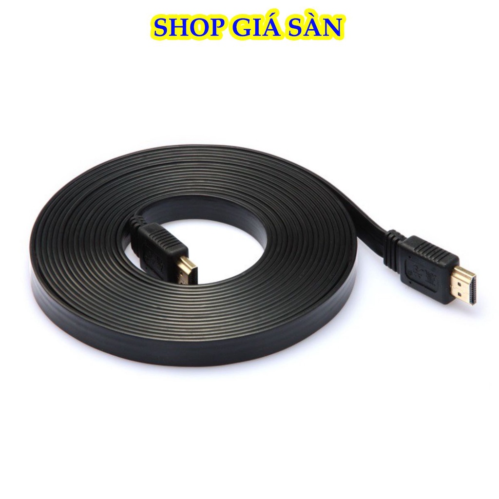 Dây Hdmi, Dây Cáp Tín Hiệu HDMI 3m Dẹt Chuẩn 1.4v Lõi Đồng Siêu Nét. Bảo Hành 3 Tháng