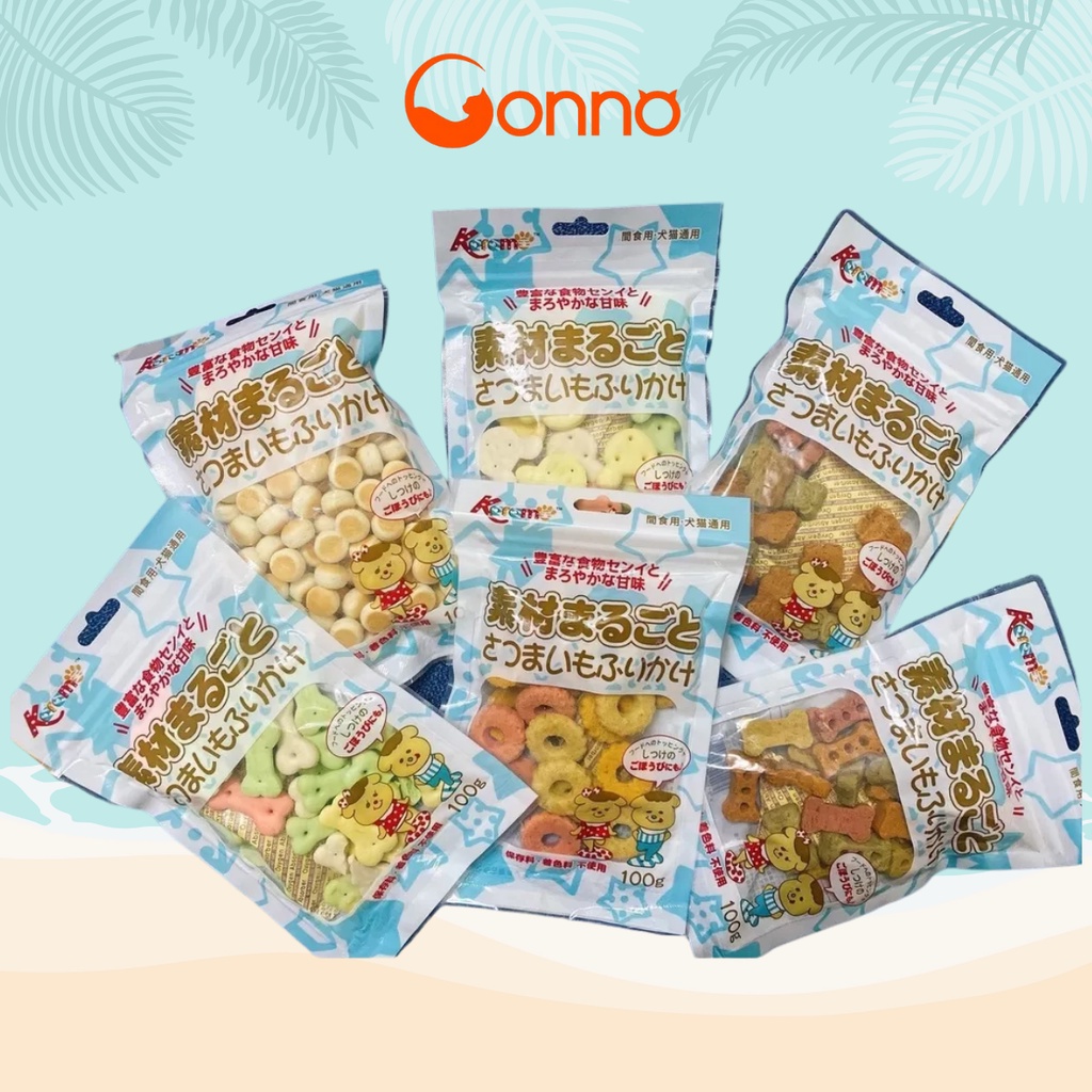 Bánh Thưởng Canxi Cho Chó Mèo Gói 20 viên Bánh Dùng Kèm Hạt Cho Thú Cưng