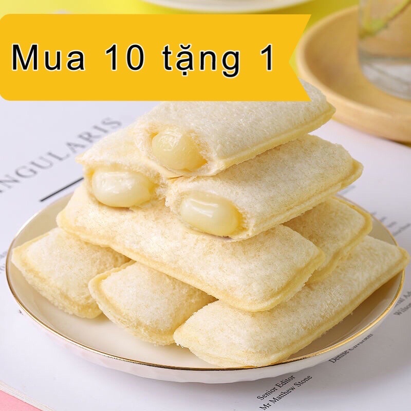 MUA 10 TẶNG 1 - Bánh sữa chua thơm ngon béo ngậy - bánh mì nhỏ ăn vặt tiện lợi