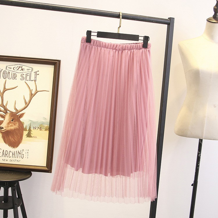 CV03568 - Chân váy ren xòe nữ hè cho người mập hàng nhập