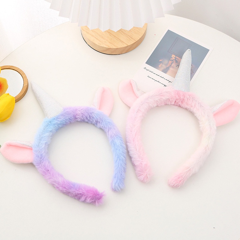 Băng Đô Cài Tóc Hình Sừng Kỳ Lân Cho Nữ