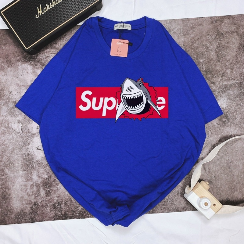 ÁO THUN CARTOON UNISEX SUP CÁ MẬP