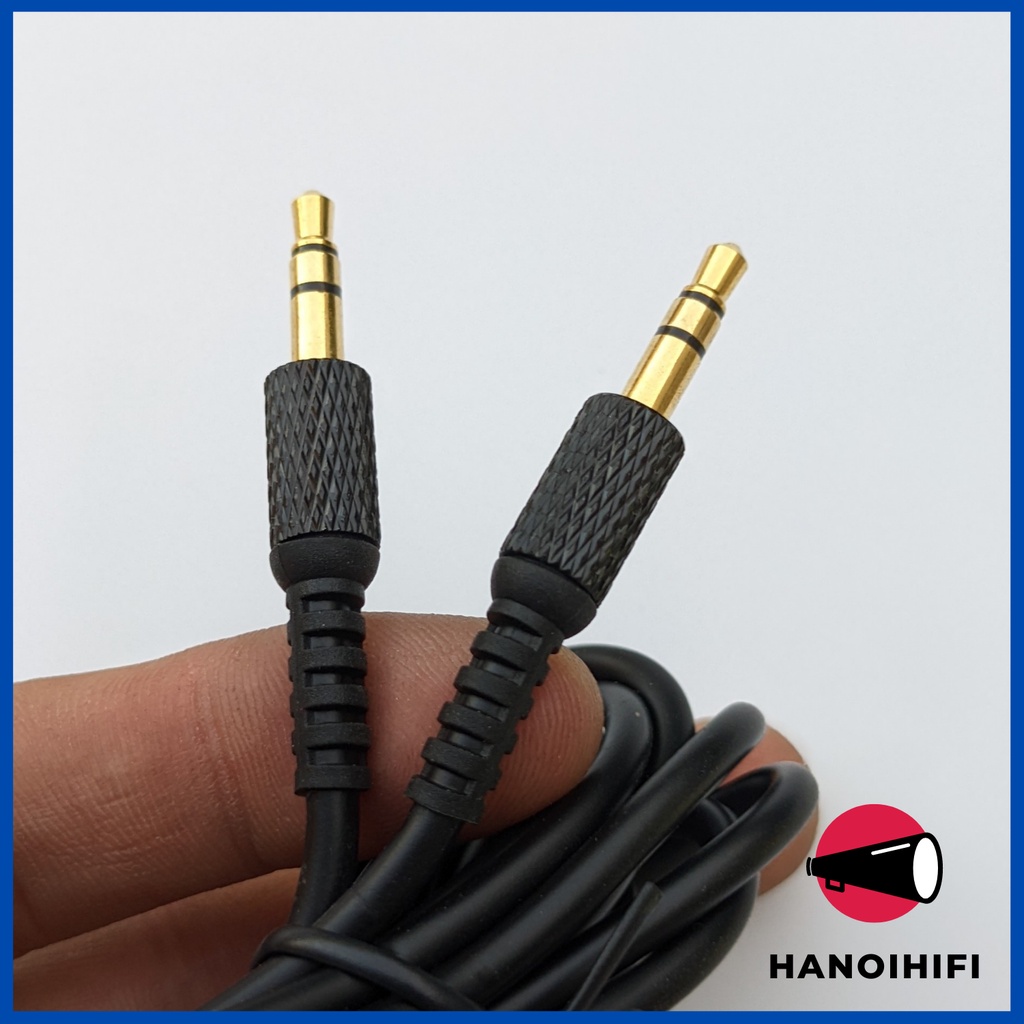 Cáp 2 đầu 3.5, cáp aux, cáp âm thanh, cáp kết nối điện thoại với loa, âm ly có 2 đầu