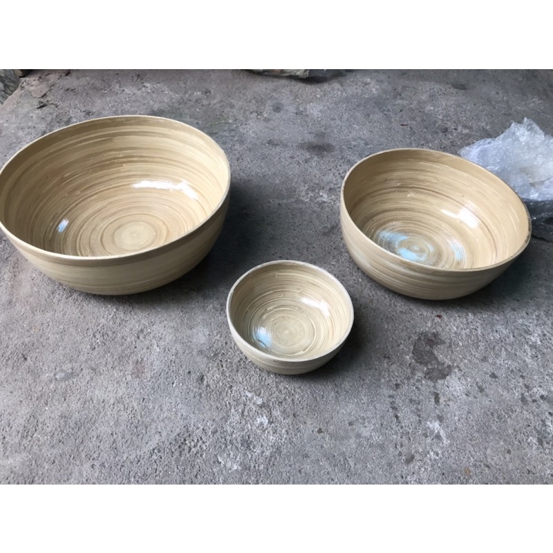 Chậu tre ngâm tay làm nail sezi 15cm