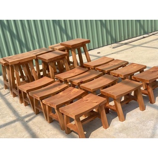 Đôn ghế gỗ mặt cong cao 30cm