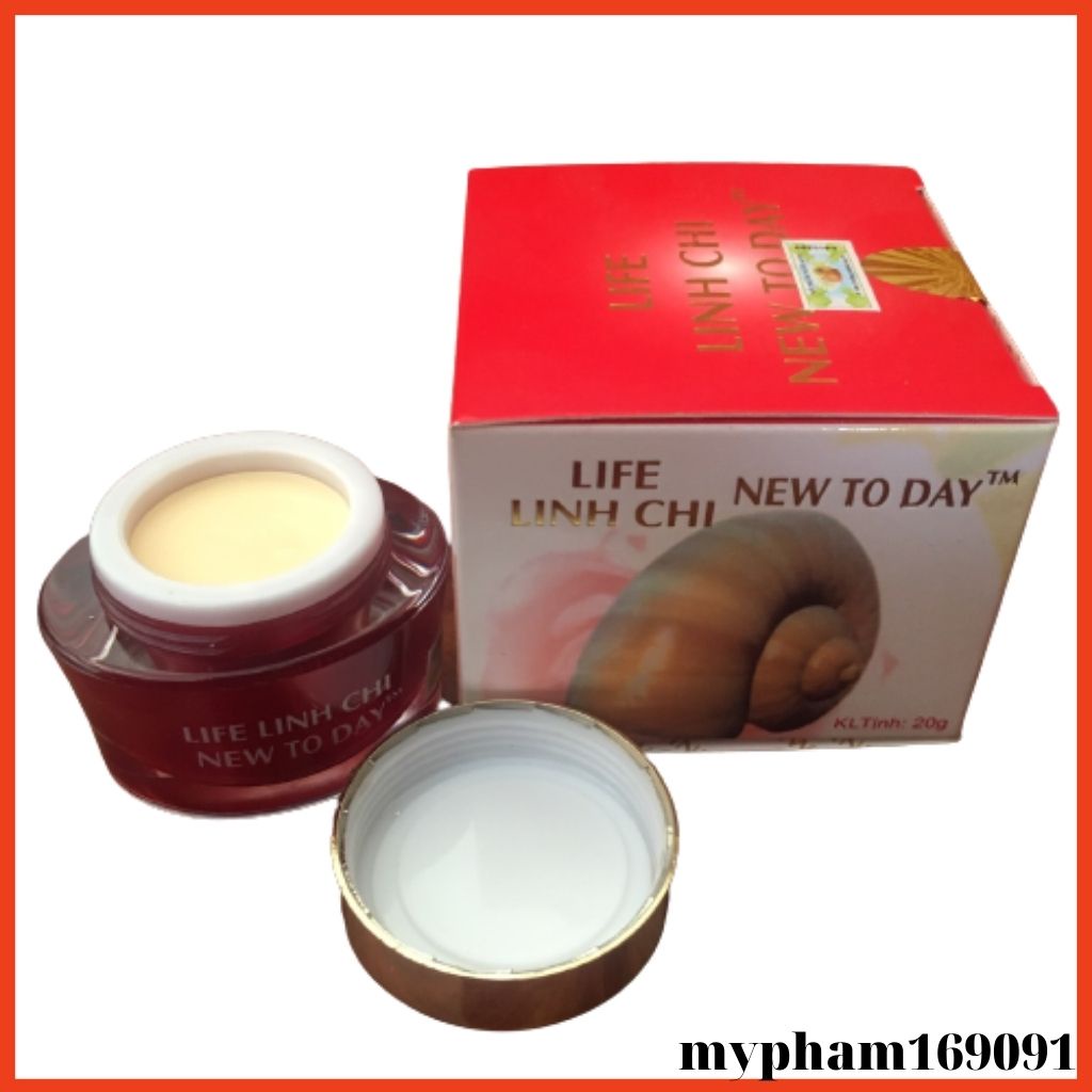 Kem dưỡng trắng da mặt ngừa mụn New Today linh chi 20g