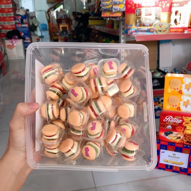 Kẹo dẻo hamburger Trolli