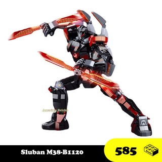 Đồ chơi Lắp ráp Robot Double Edge, Sluban M38-B1120 Warmachine, Xếp hình thông minh, Mô hình Robot [585 Mảnh ghép]
