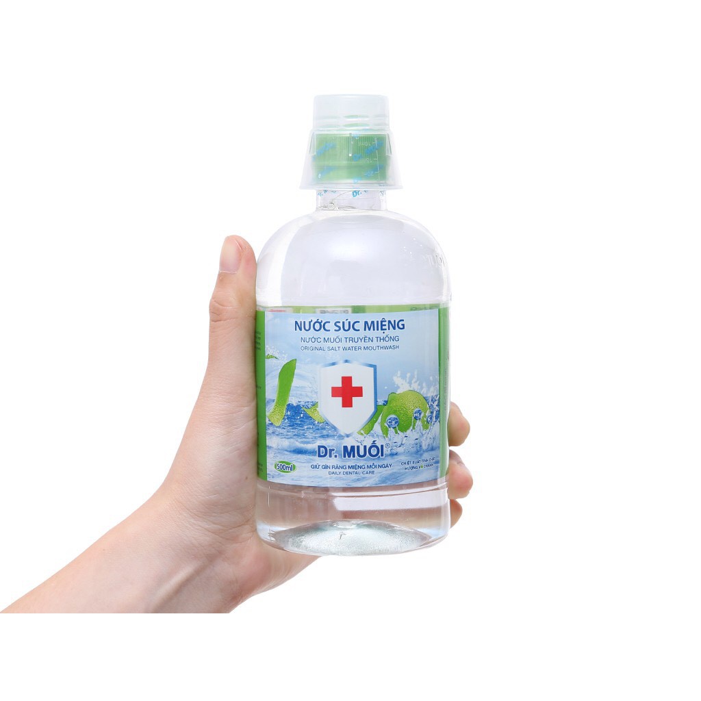 Nước súc miệng Dr. Muối hương vỏ chanh 1000ml