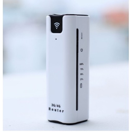 Bộ phát wifi bằng sim 3G/4G tích hợp thêm tính năng sạc dự phòng 2200mah