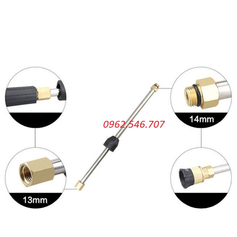 Ống nối dài súng phun xịt rửa xe  - cây nối dài súng