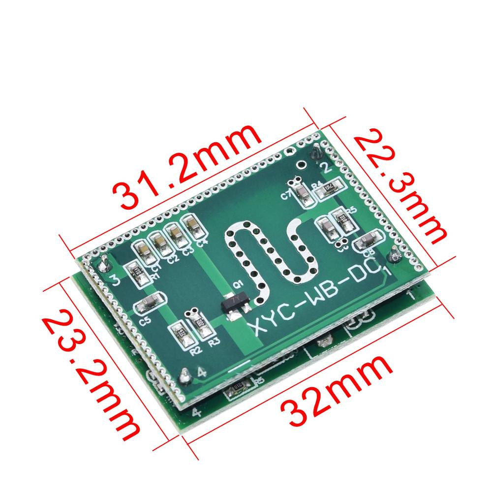 Mô Đun Cảm Biến Radar 5.8ghz 6-9m Thông Minh 3.3-20v Dc Cho Lò Vi Sóng