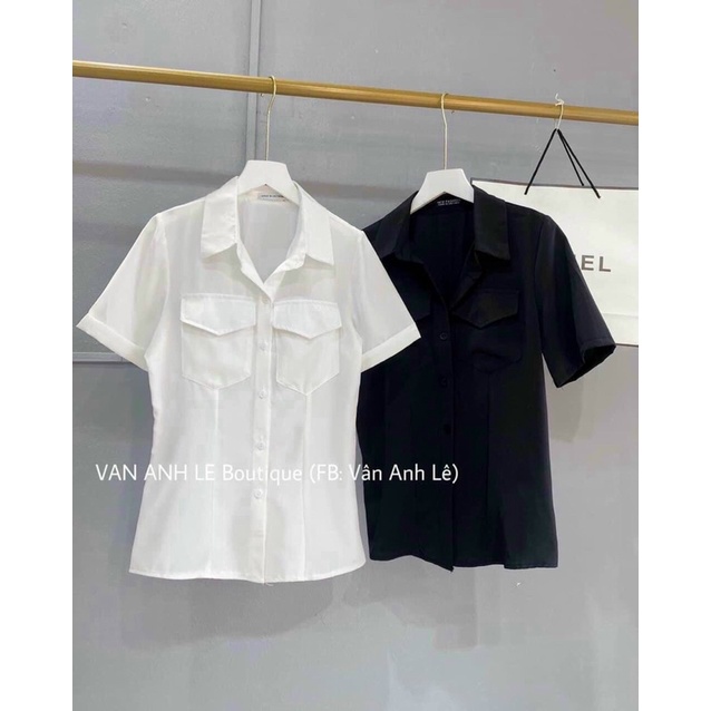 Áo Sơmi Phối Túi Đơn Giản Dễ Phối Đồ A67