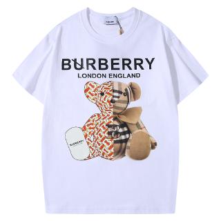 Áo thun tay ngắn in hình dâu tây/gấu ngộ nghĩnh cho nam và nữ