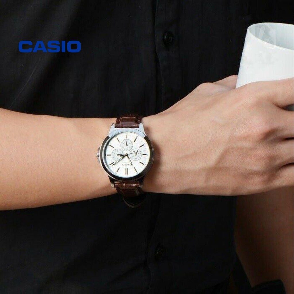 Đồng hồ nam CASIO MTP-V300L-7AUDF chính hãng - Bảo hành 1 năm, Thay pin miễn phí