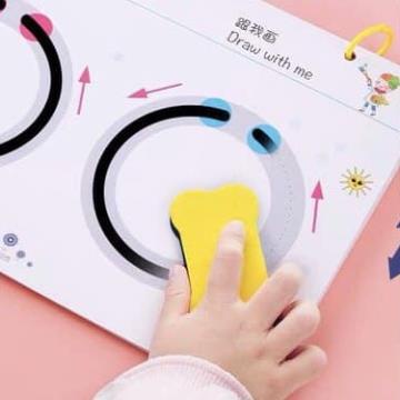 Đồ chơi Montessori, vở tập viết sách tập viết xóa được giáo dục sớm cho bé từ 2+ chất liệu cao cấp_Kèm Bút & Xóa