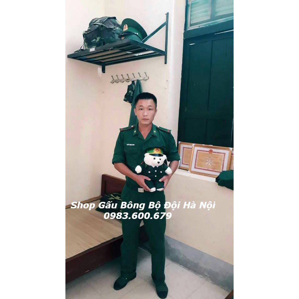 Gấu Bông Bộ Đội Biên Phòng 40 cm