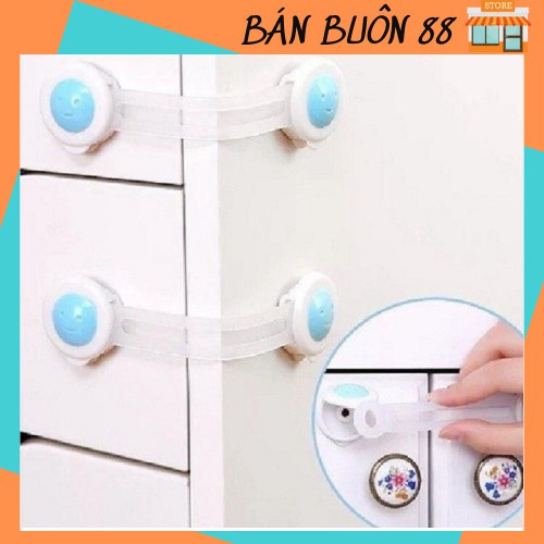 Dây Khóa Gài Tủ Lạnh, Khóa Ngăn Kéo, Khóa Tủ Đồ Hình Gấu  1423