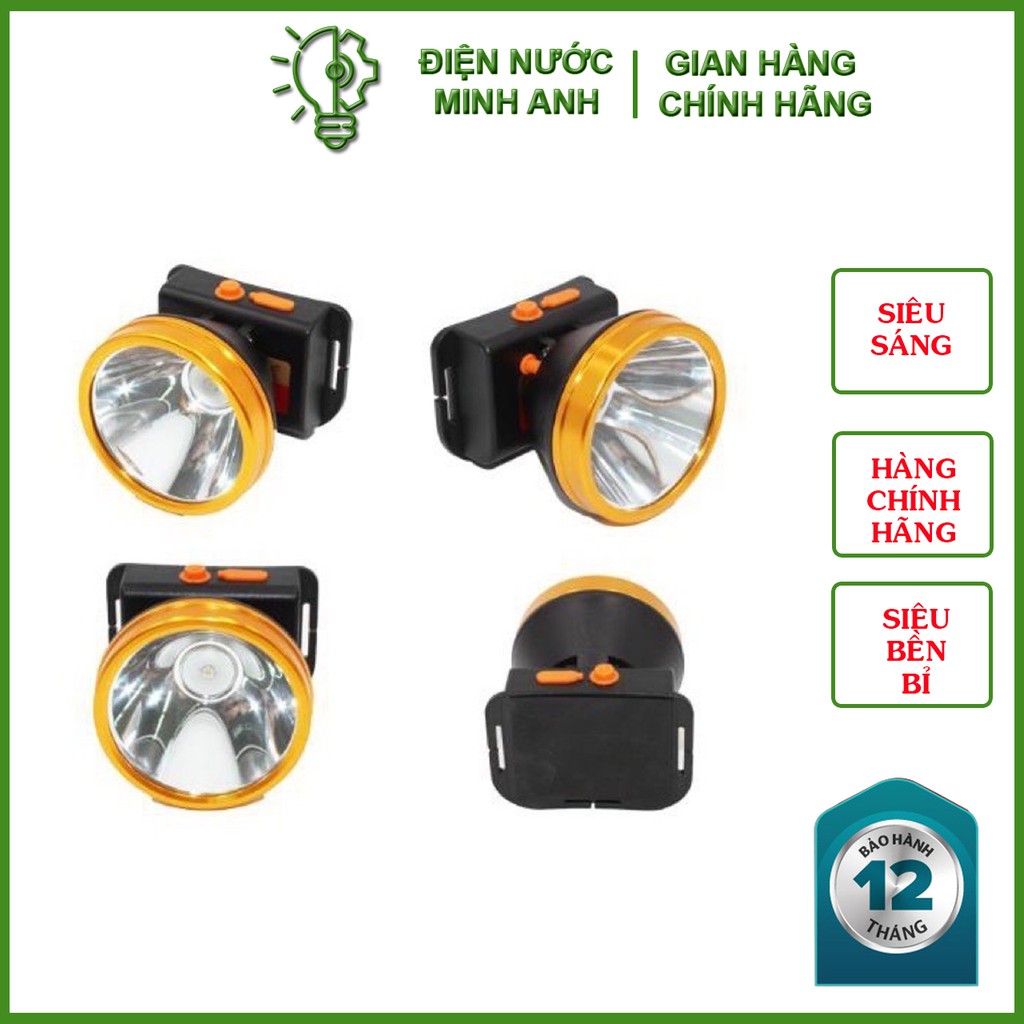 Đèn Pin Đội Đầu, Đèn Pin Bóng LED Siêu Sáng G8-A4 Pin Sạc, Siêu Tiết Kiệm, Điện Nước Minh Anh