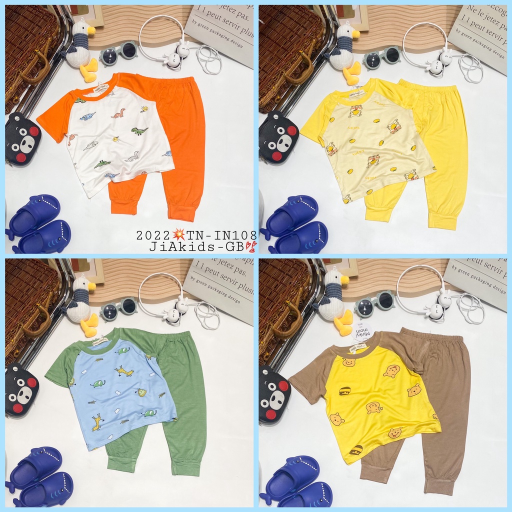 [SALE] Bộ Quần Áo Bé Gái, Bé Trai Minky Mom Vải Thun Lạnh  KL Giáp Lăng, Bộ Dài Tay Cho Bé Mặc Nhà Thu Đông MKMTD2202