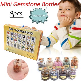 Set 9 Lọ Đá Thạch Anh Mini
